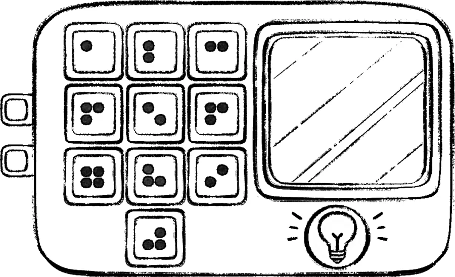 Calculator module reference art from BOMBANANA!